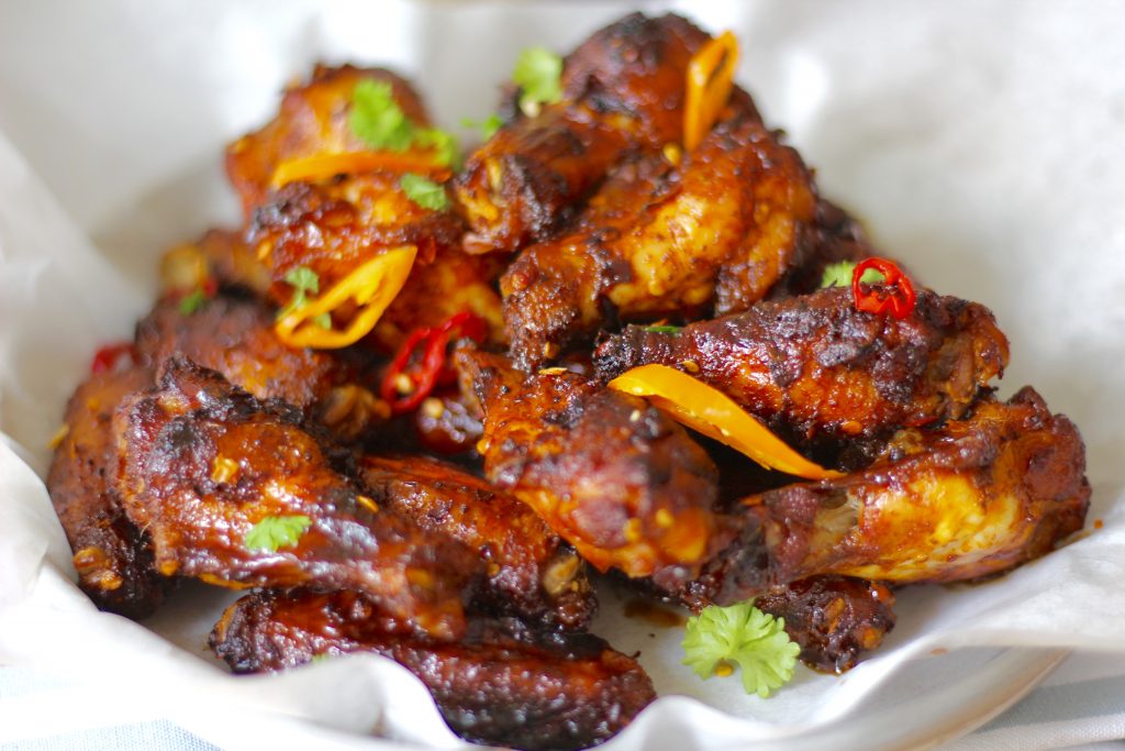 Spicy Rum & Coke Chicken Wings Tasty Matter