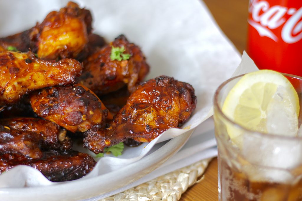 Spicy Rum & Coke Chicken Wings Tasty Matter
