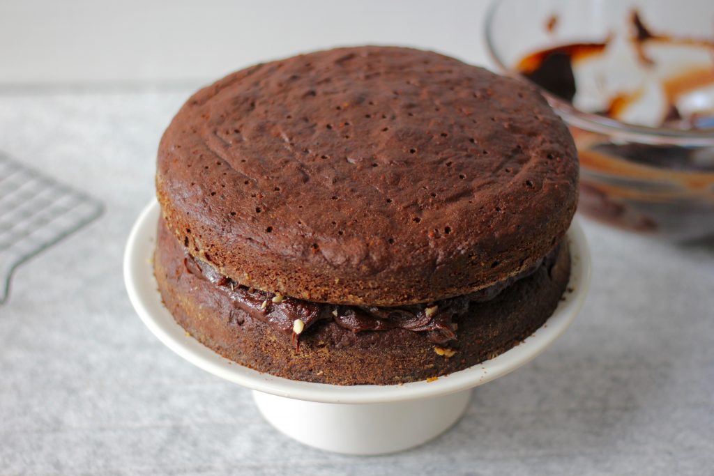 Drunken Hazelnut Chocolate Fudge Cake Tasty Matter
