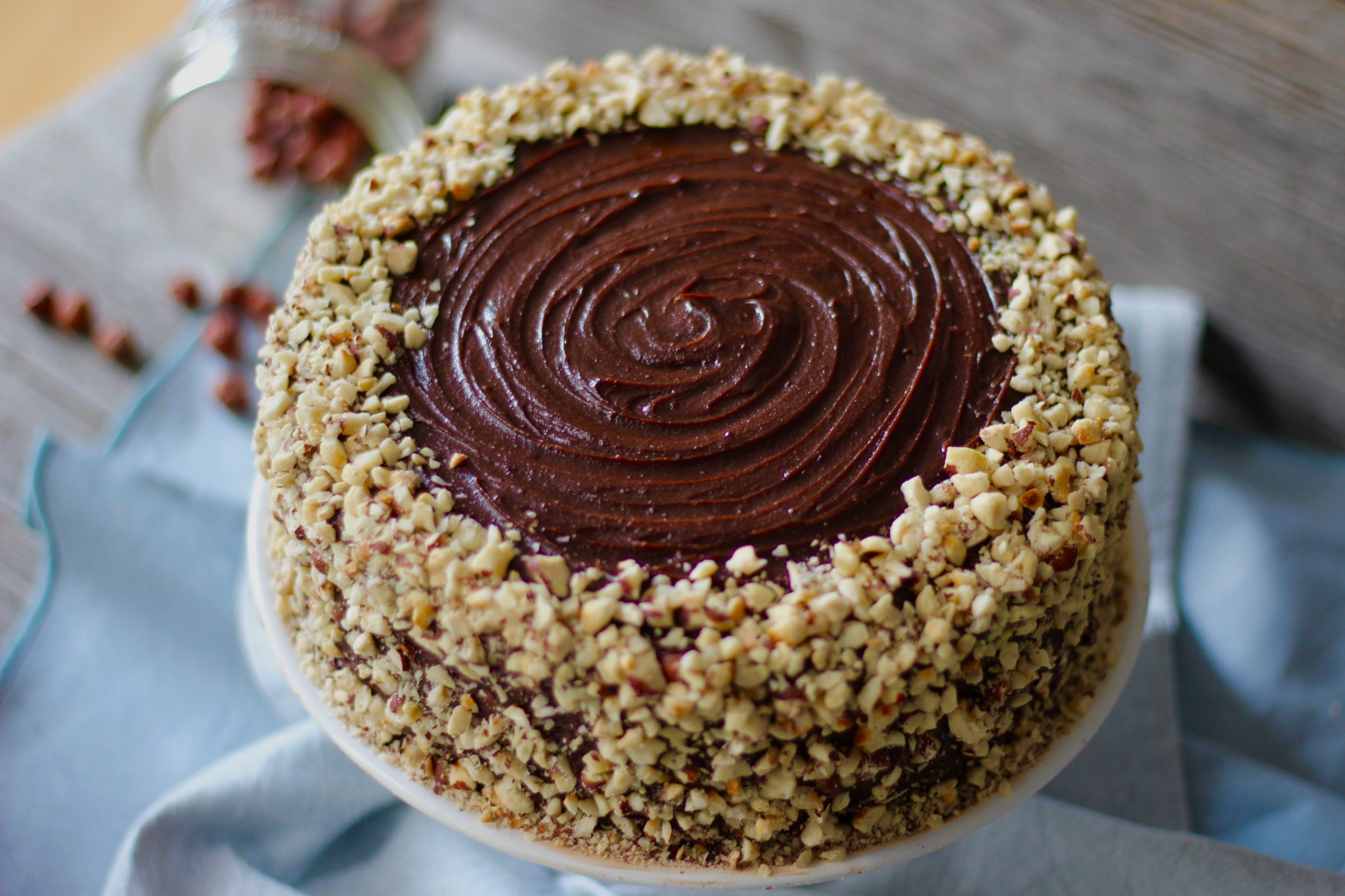 Drunken Hazelnut Chocolate Fudge Cake Tasty Matter