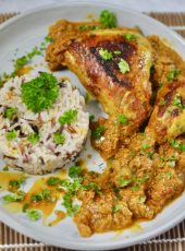 Indian Ginger-Chili-Chicken & Wild Rice